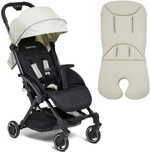 Beemoo Easy Fly Lux 2 Buggy inkl. Memory Foam Sitzpolster, Mineral Gray