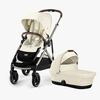 Cybex GAZELLE S Kombikinderwagen, Seashell Beige/Taupe