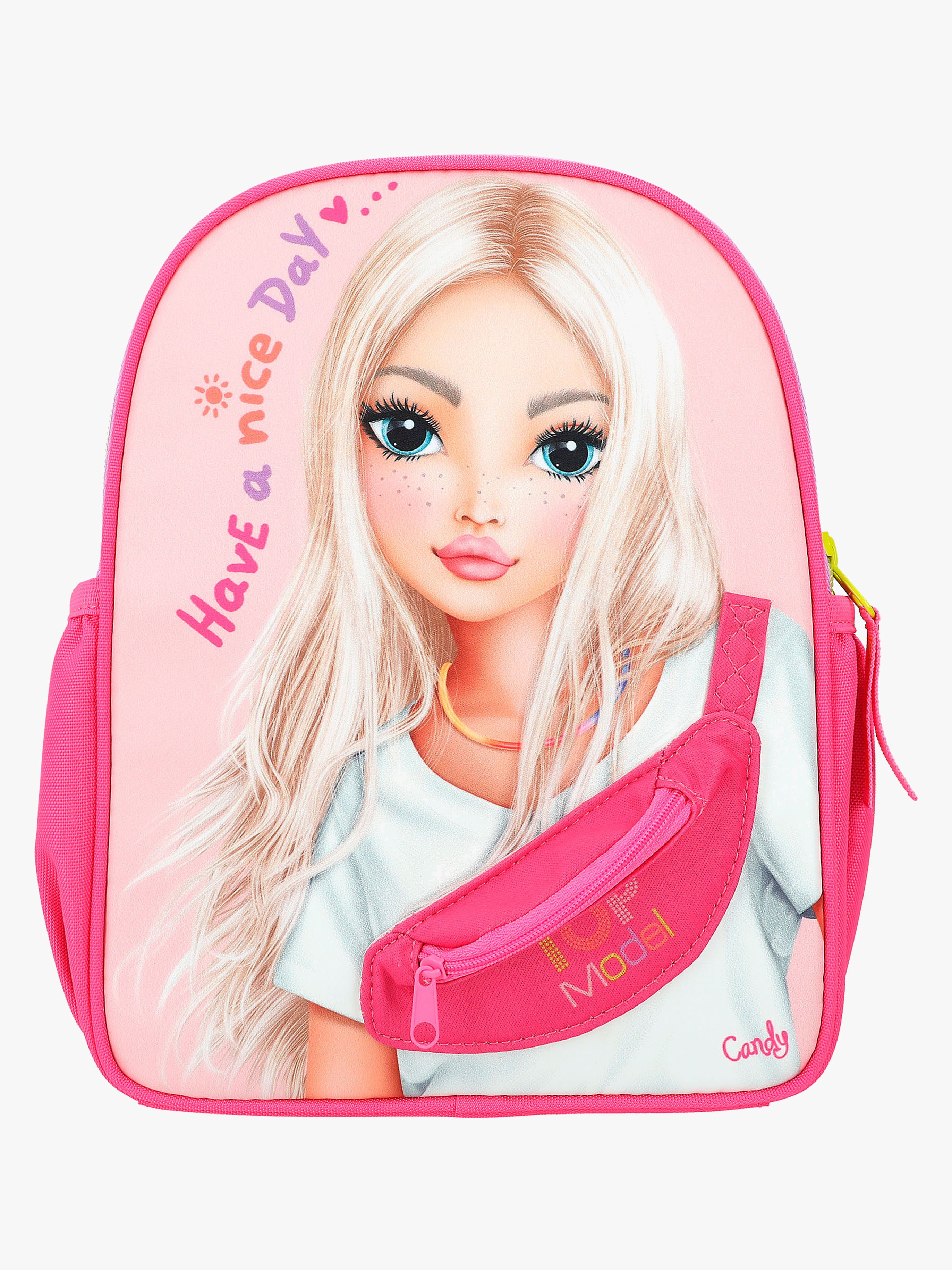 TOPModel Happy Application Kinder Rucksack, Rosa