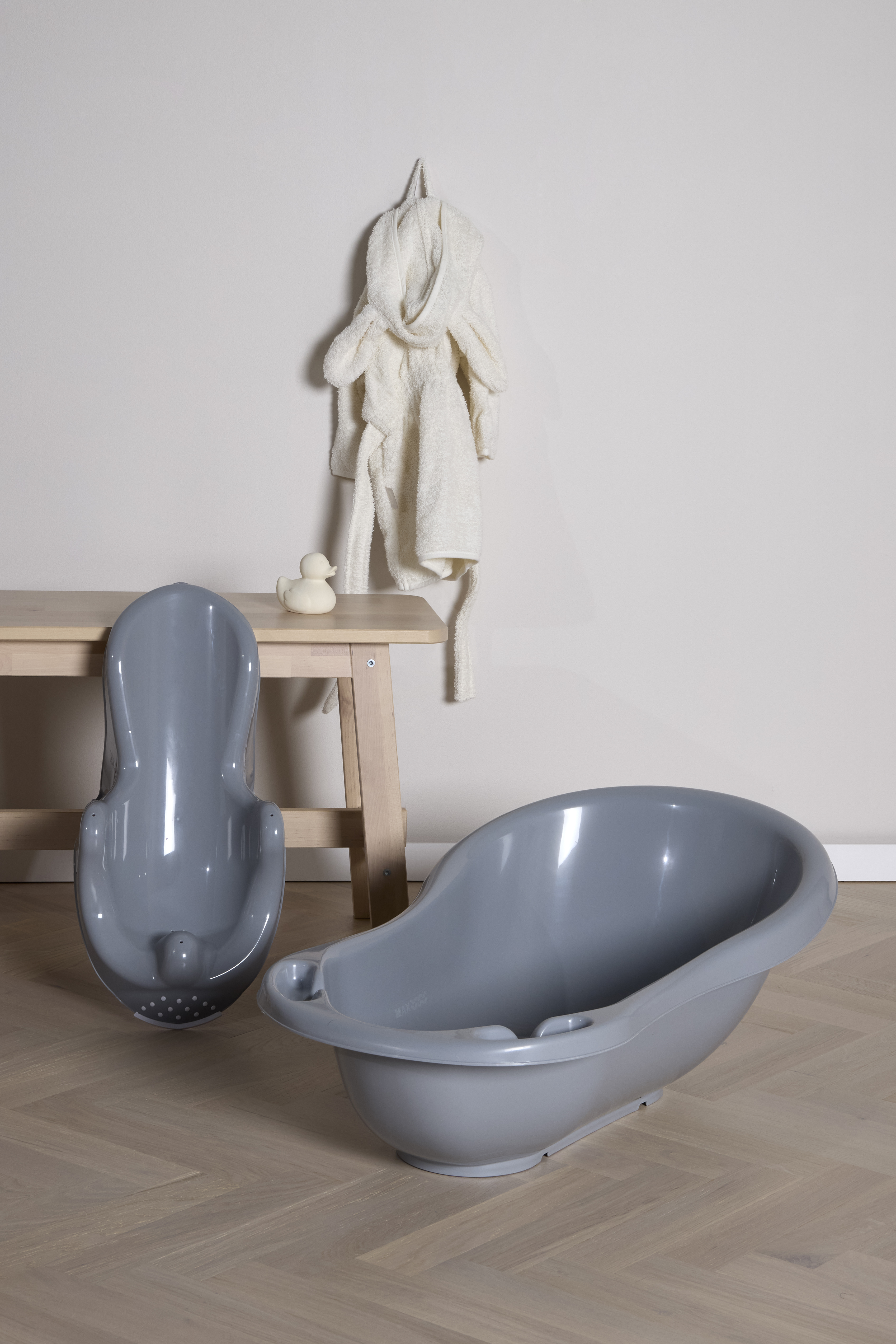 CARE Badewanne mit Badesitz, Grau