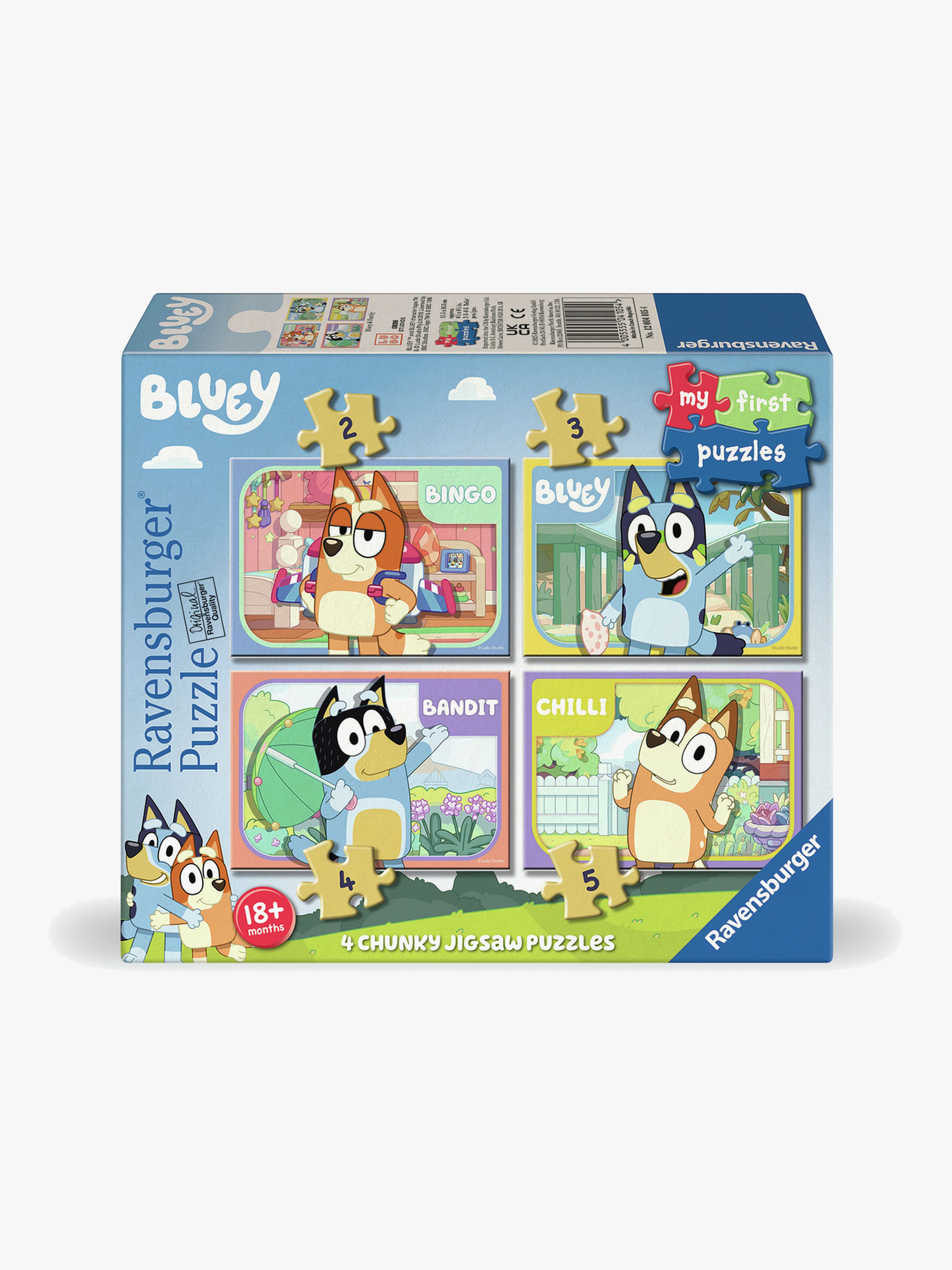 Bluey My First Puzzles Puzzles 4-in-1