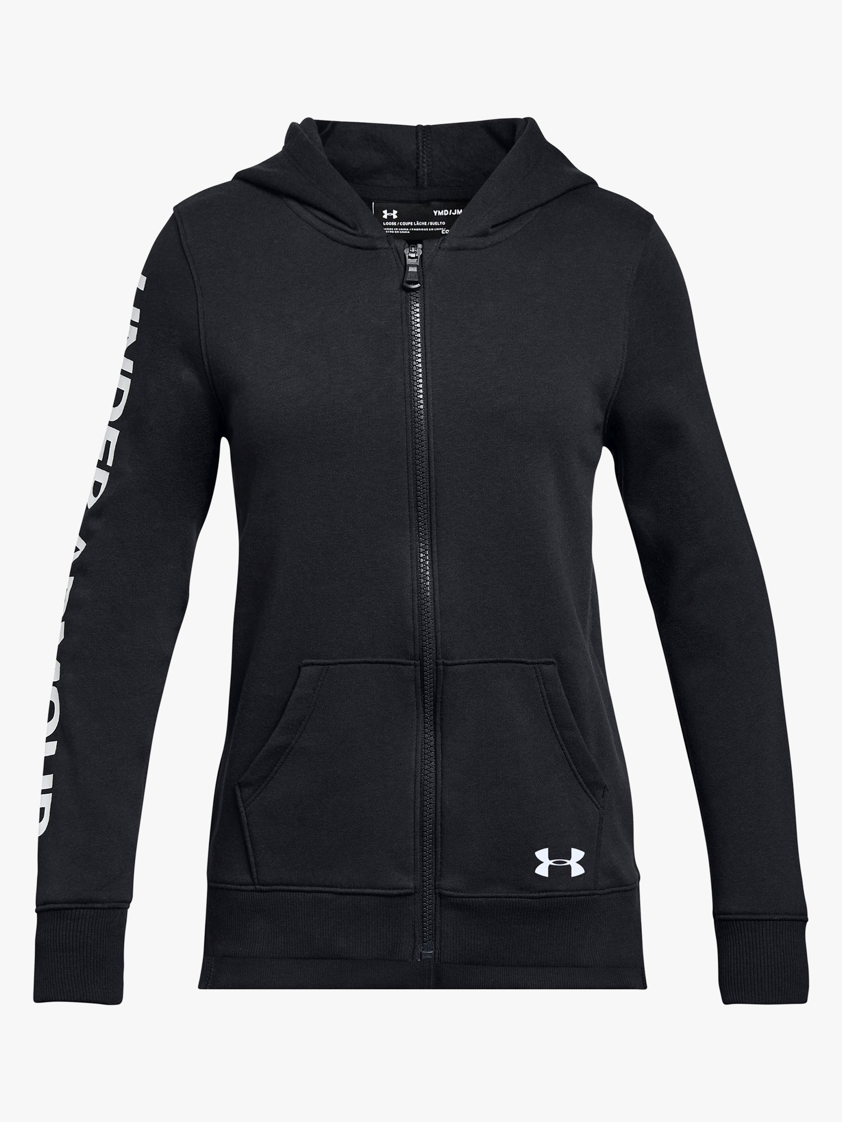 Rival Full Zip Kapuzenpullover, Black M