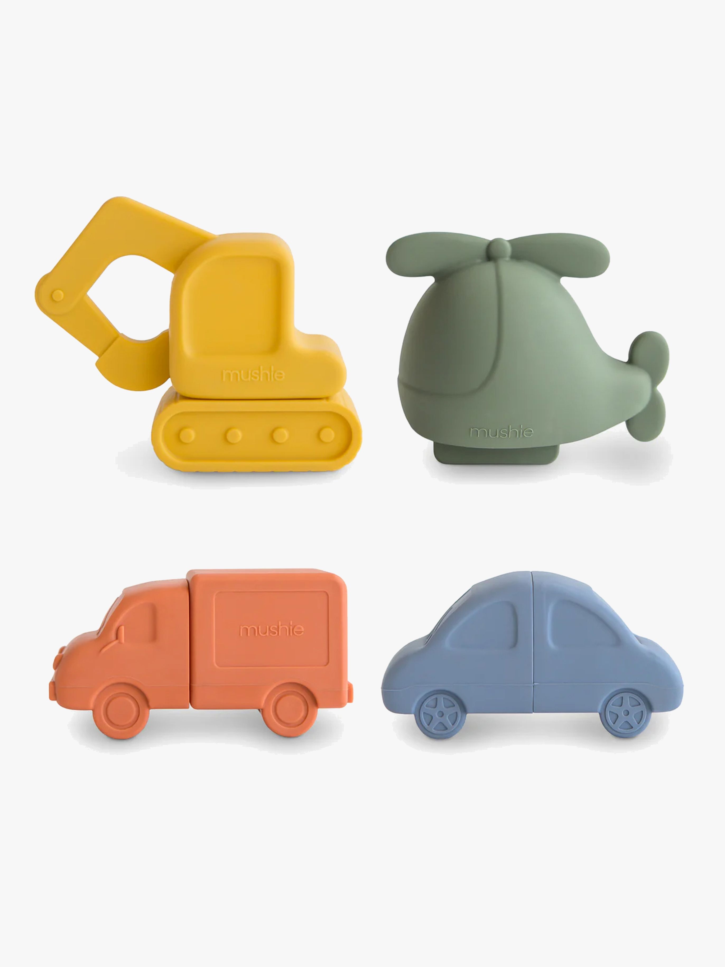 Badespielzeug Fahrzeug 4er-Pack