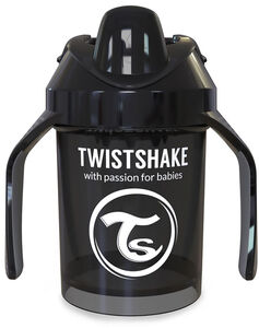 Twistshake Mini Cup Schnabelbecher 230 ml, Schwarz