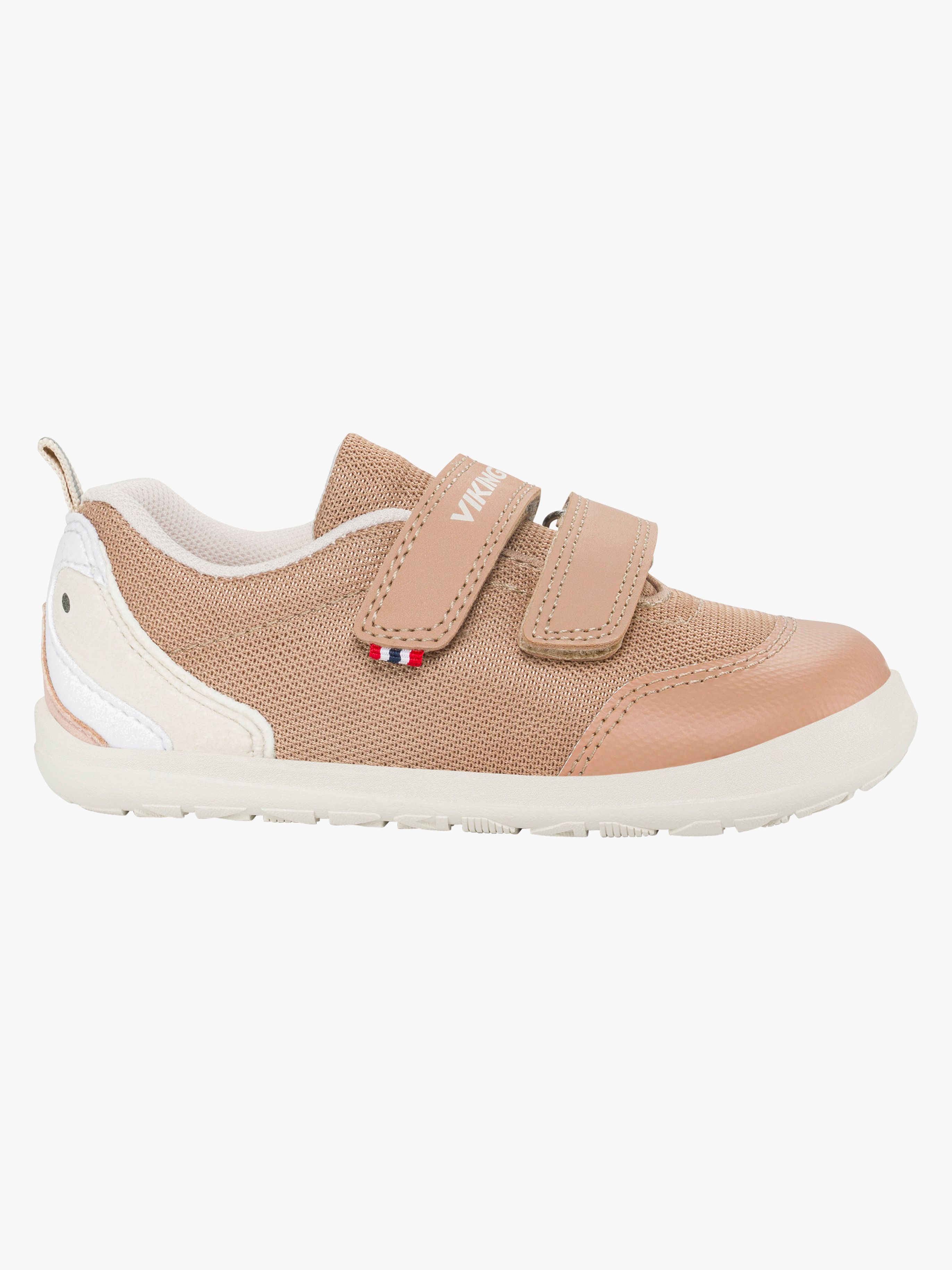 Viking Alv Paw 2V Barefoot Kinder Sneaker, Beige, 28, Kinderschuhe