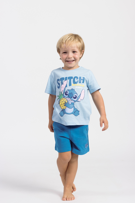 Disney Lilo & Stitch T-Shirt und Shorts, Blau