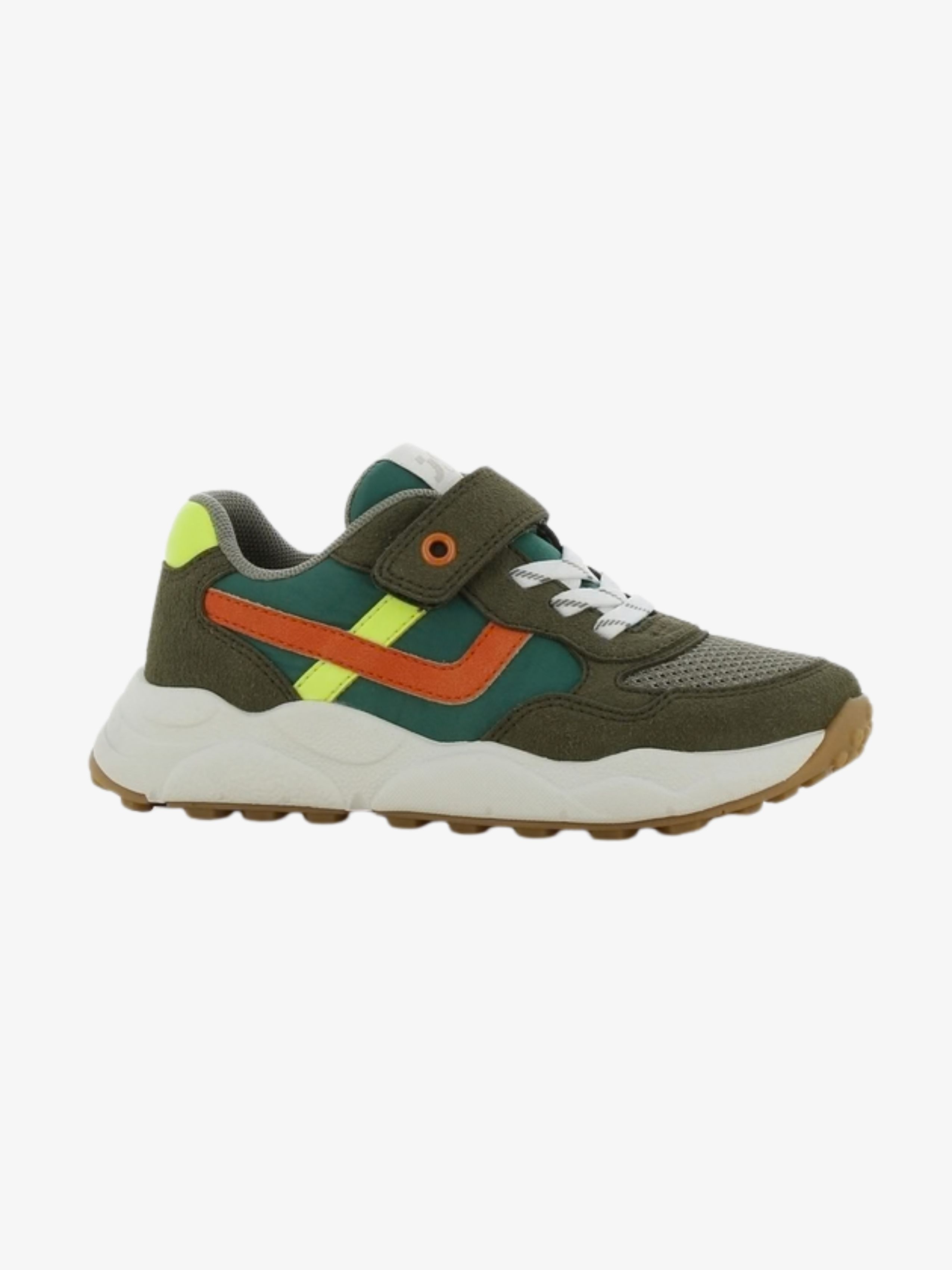 SJ Kinder Sneaker, Khaki/Yellow, 31, Kinderschuhe