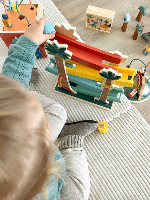 Small Foot Dino Holz-Bauklötze, 50 Teile