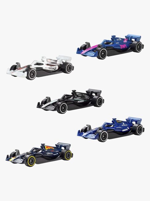 Hot Wheels F1 Autos Die-Cast 1:64 5er-Set
