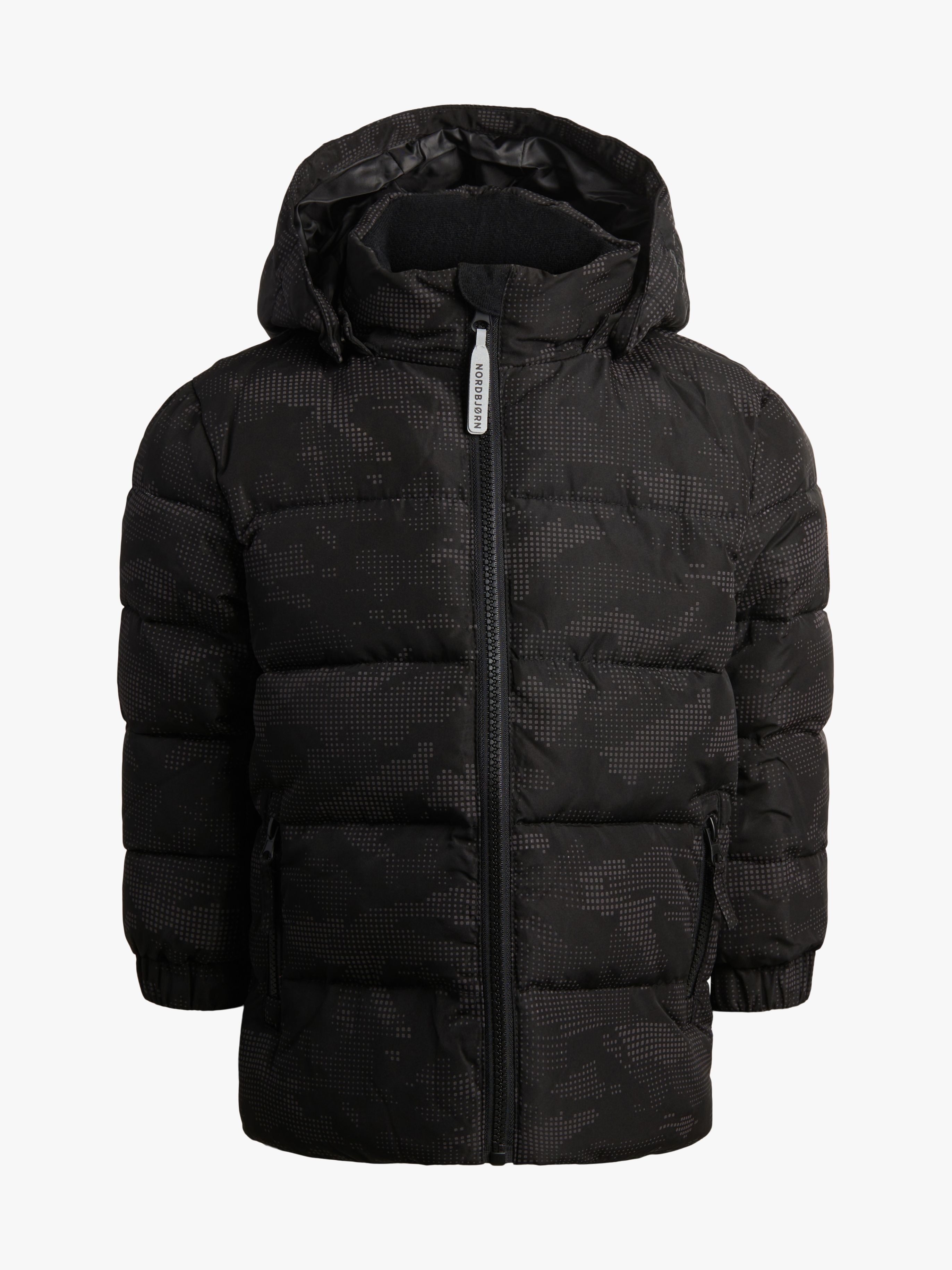 Nordbjørn Stardust Reflektierender Winterjacke, Schwarz, 116
