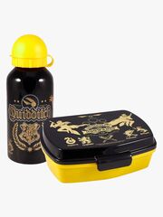 Harry Potter Quidditch Brotdose & Flasche, Schwarz