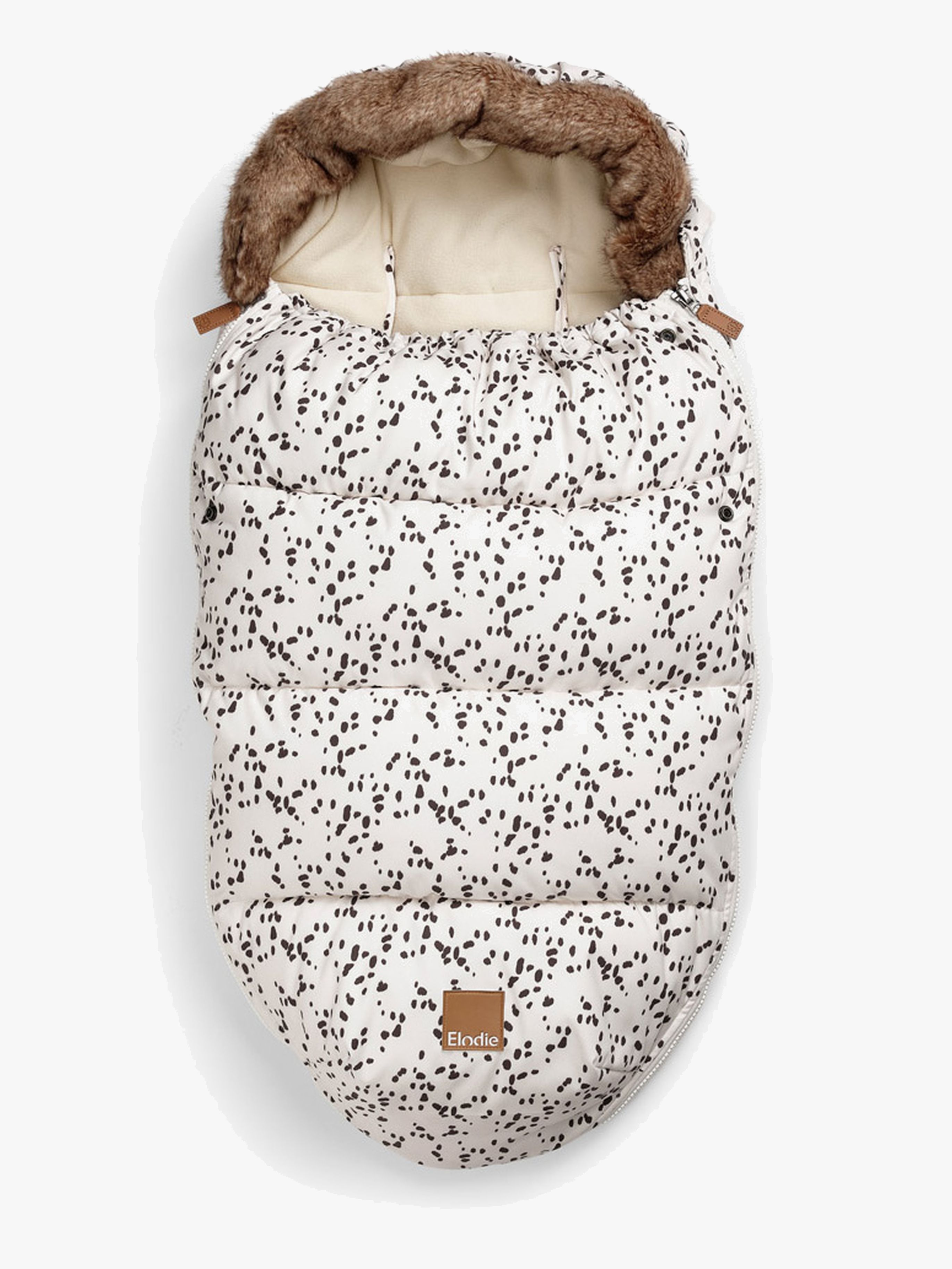 Elodie Fußsack, Dalmatian Dots, Winterfußsäcke