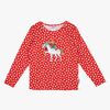 Pippi Langstrumpf  Langärmlig Pullover, Red