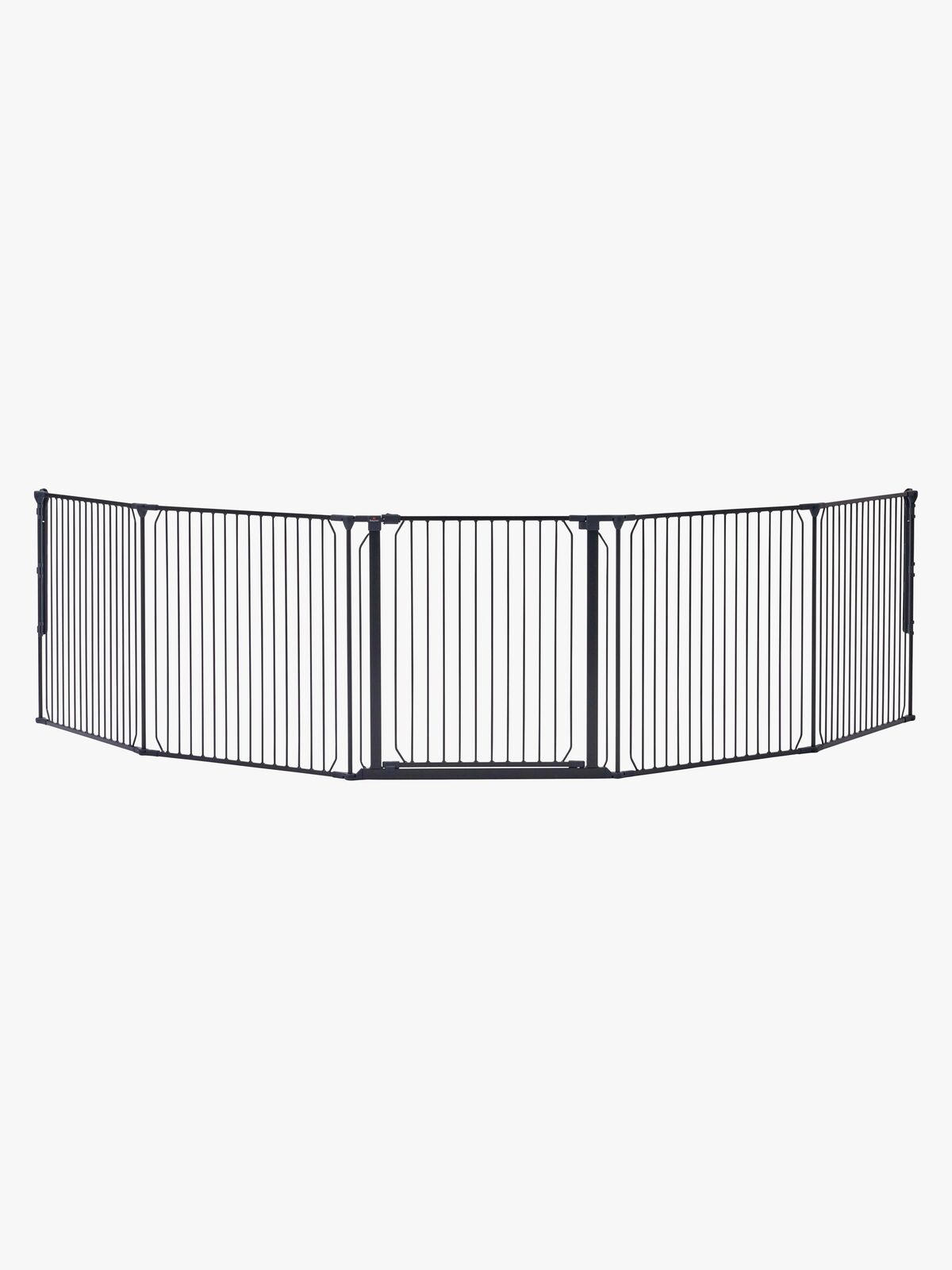 BabyDan CombiFit XXL Schraubgitter 90-350 cm, Schwarz