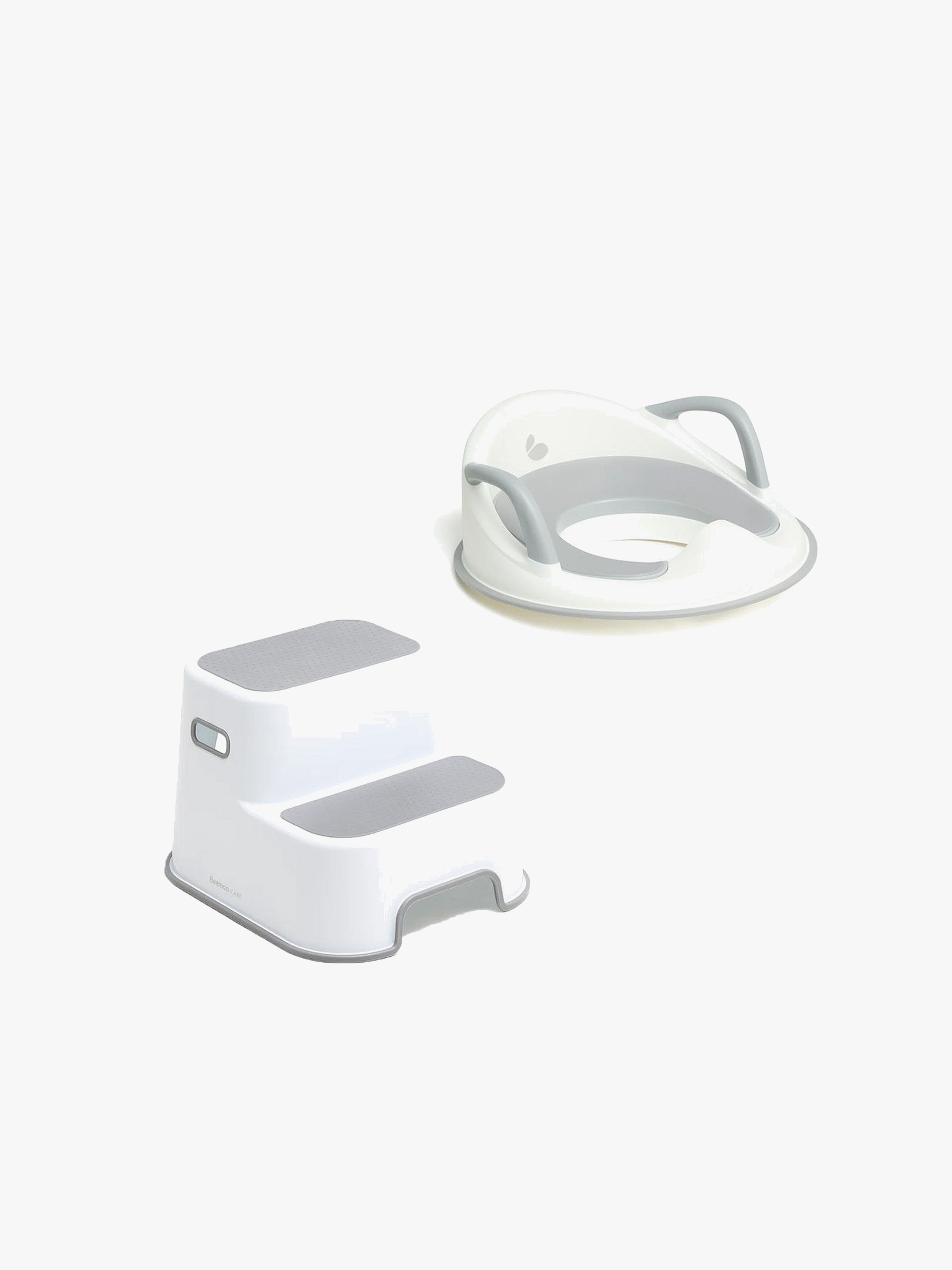 CARE Assist Toilettensitz & Tritthocker, White / Grey