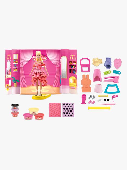 Play-Doh Barbie Knete mit Puppe Designer-Modenschau