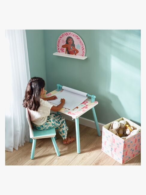 Disney Vaiana Schreibtisch mit Stuhl, Blau