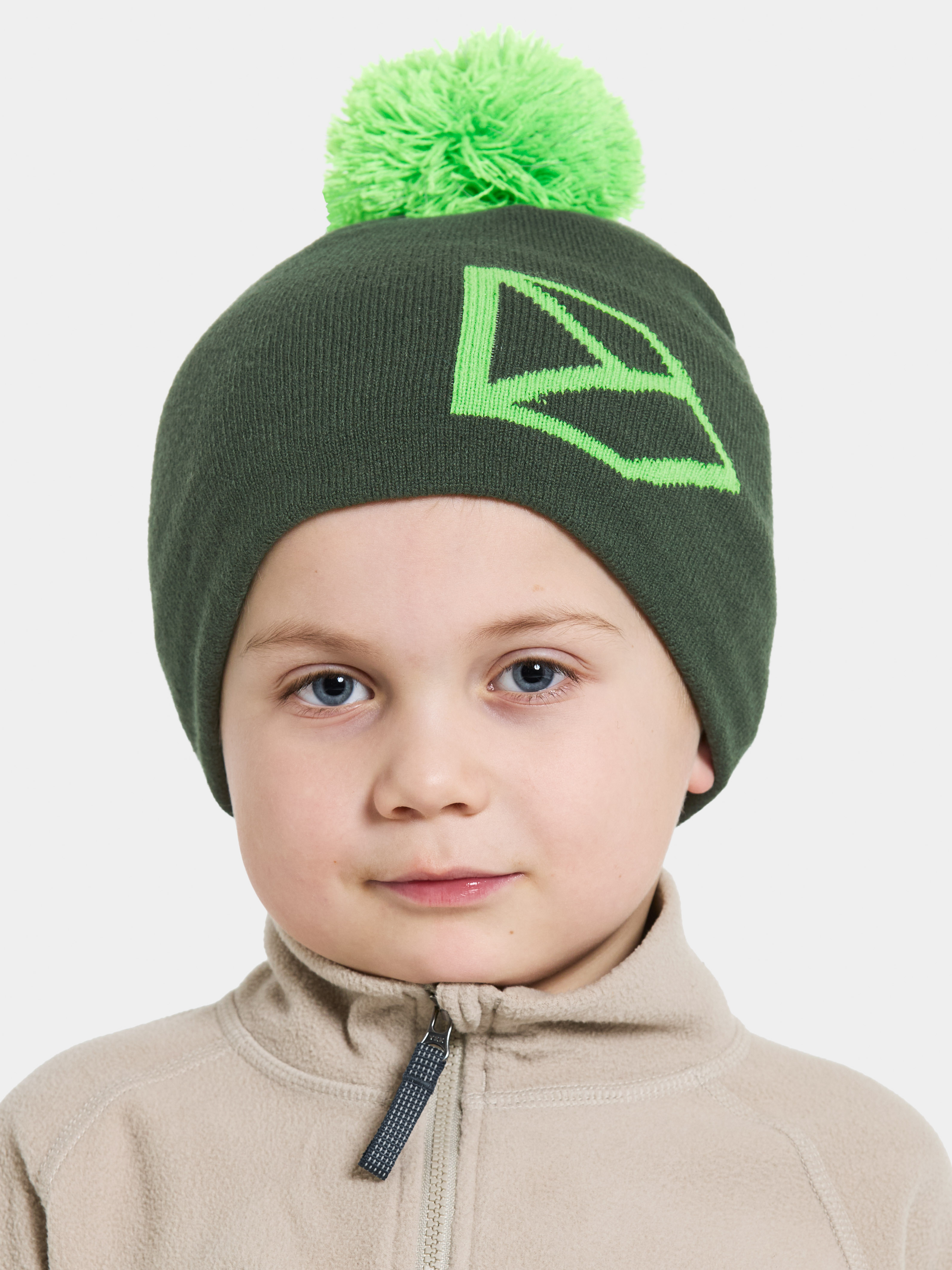 Didriksons Dropi Mütze, Pine Green, 6-8 Jahre