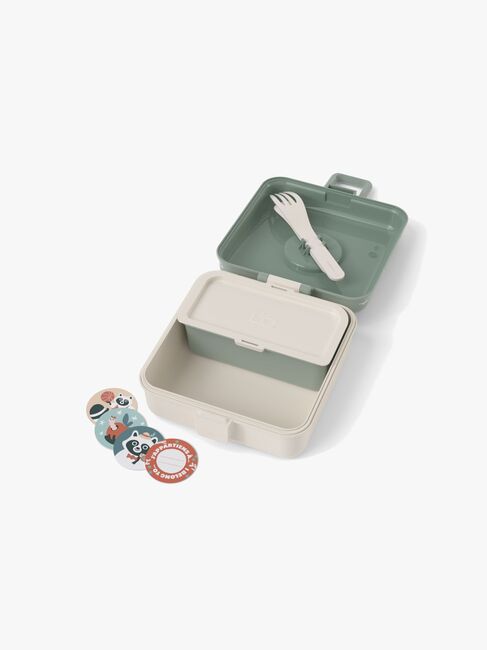 Monbento Snacky Bento Brotdose, Raccoon