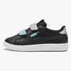 Puma Smash 3.0 Glitter Velcro V Infant Sneaker, Schwarz