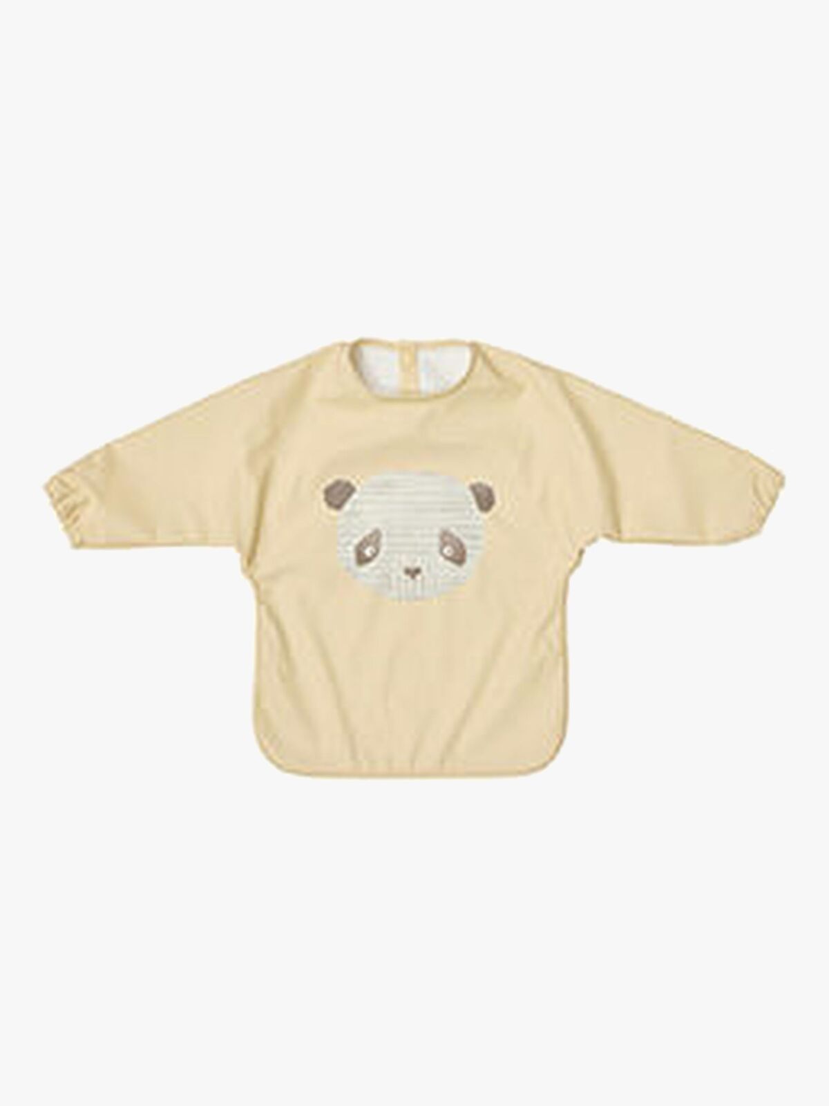 OYOY Lun Lun Panda Langärmliges Lätzchen, Butter