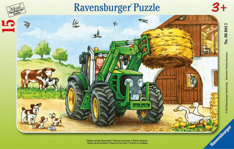 Ravensburger Puzzle Traktor auf dem Bauernhof 15 Teile