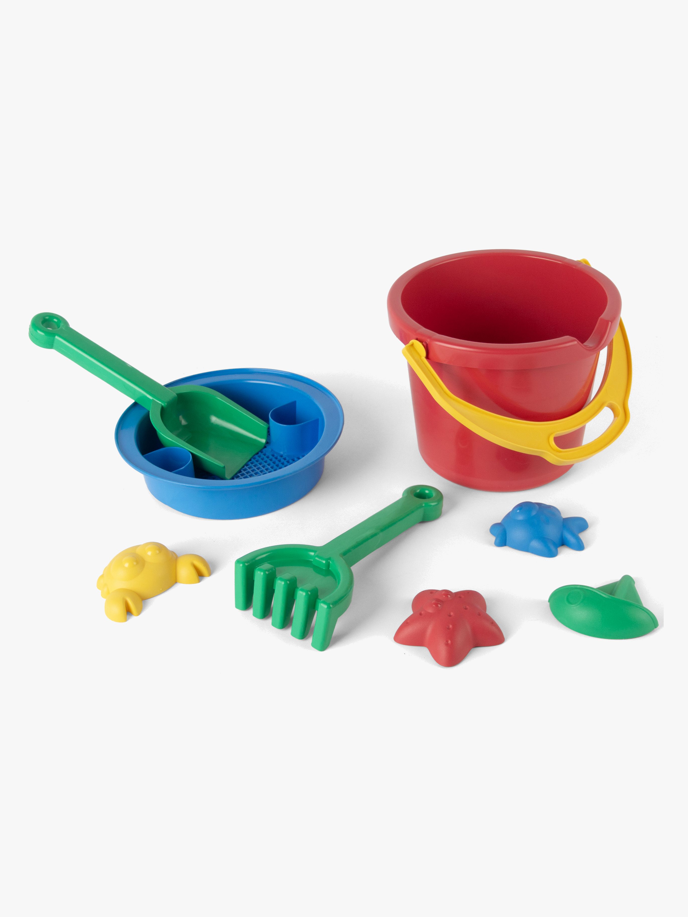 Dantoy Eimer-Set 8 Teile, Rot