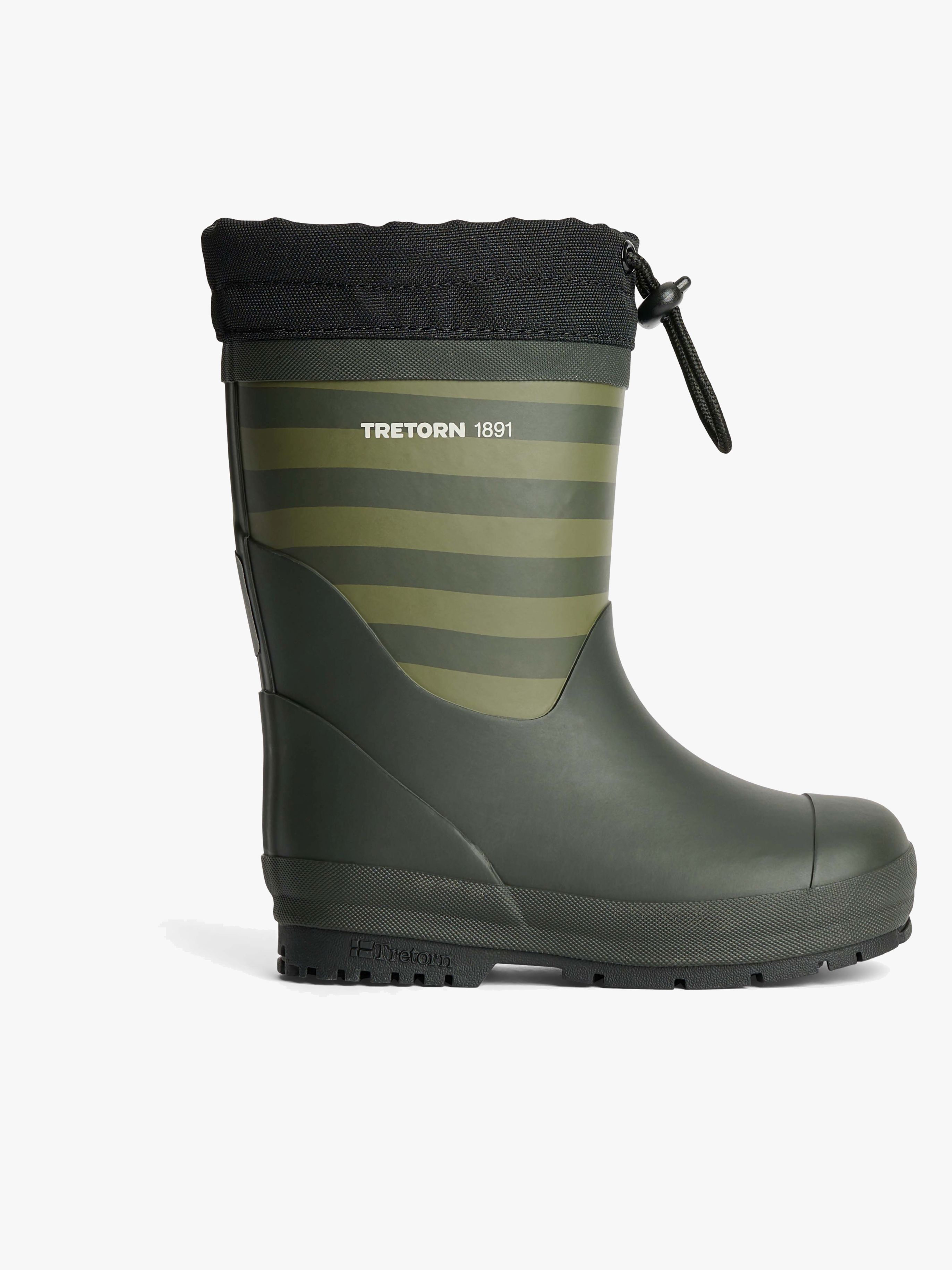 Tretorn Gränna Gefütterte Gummistiefel, Grün, 21, Kindergummistiefel, Kinderstiefel, Gummistiefel kinder, Kids