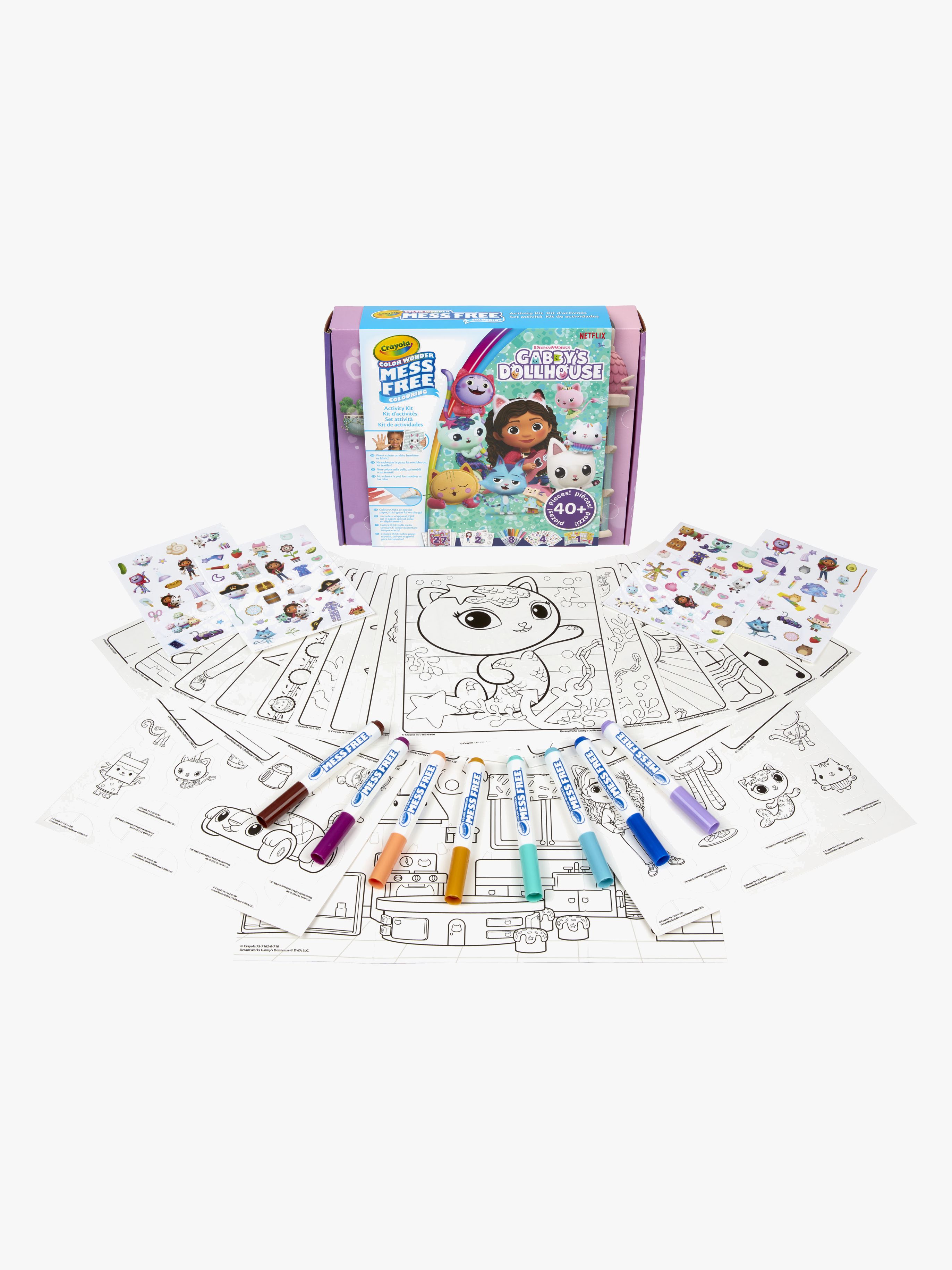 Crayola Gabby's Dollhouse Color Wonder Malset