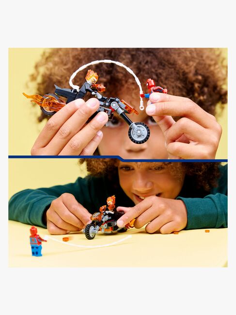 LEGO Super Heroes 76335 Spider-Man vs. Ghost Rider auf seinem Motorrad