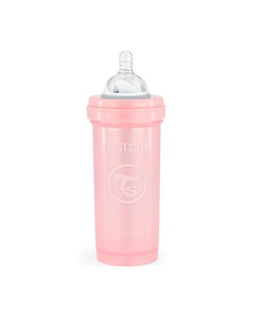 Twistshake Anti-Colic Babyflasche 260 ml, Pearl Pink