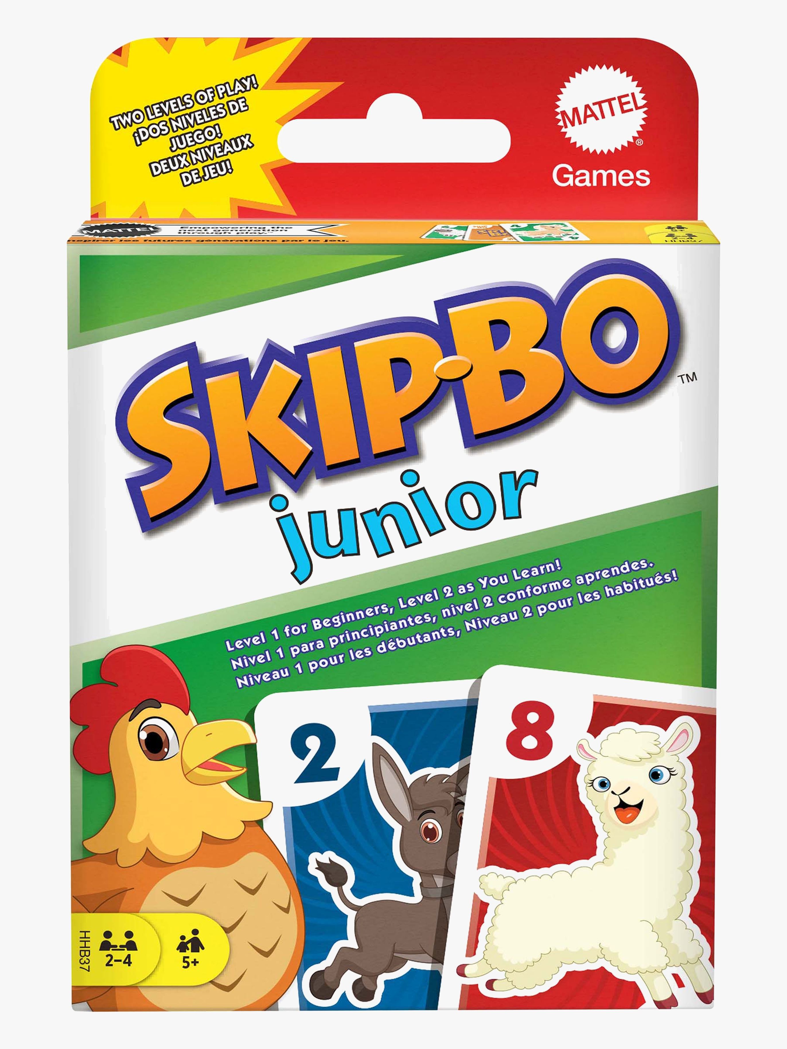 Mattel Skip-Bo Junior Gesellschaftsspiel