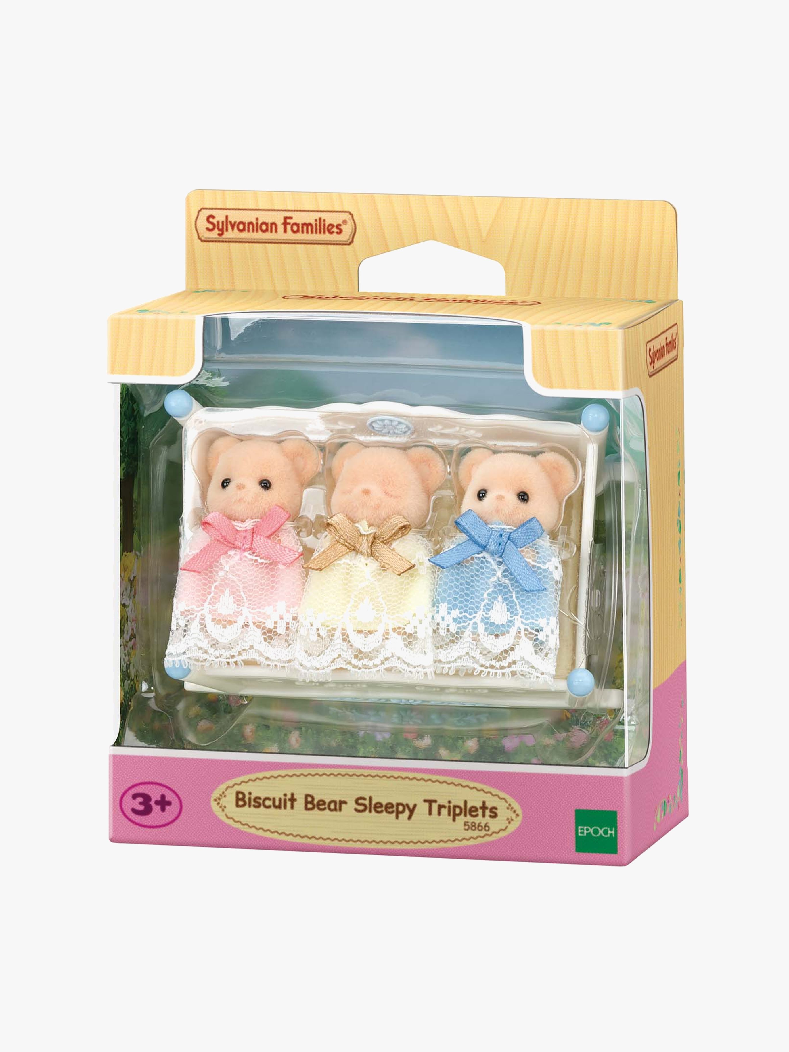 Figurenset Drillinge Mit Bett