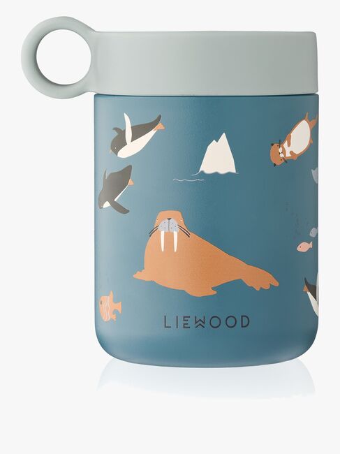 LIEWOOD Kiani Gemusterter Thermobehälter, Arctic Sea/Ocean View