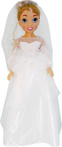 Bambolina Puppe Braut 80 cm
