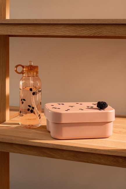 LIEWOOD Chelsey Gemustertes Lunchbox-Set, Berry/Pale Tuscany