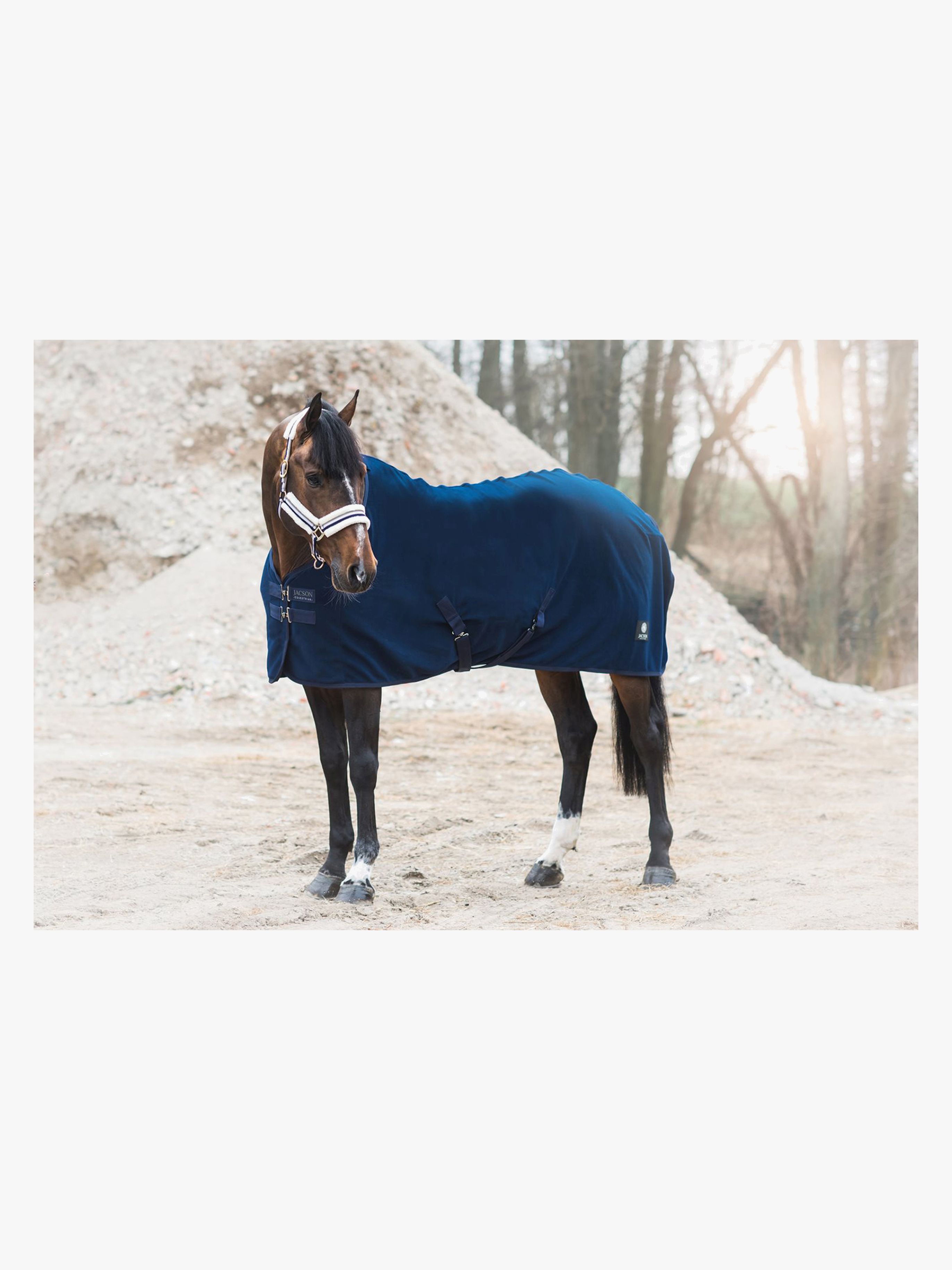 Jacson Josie Fleecedecke, Marin 115cm