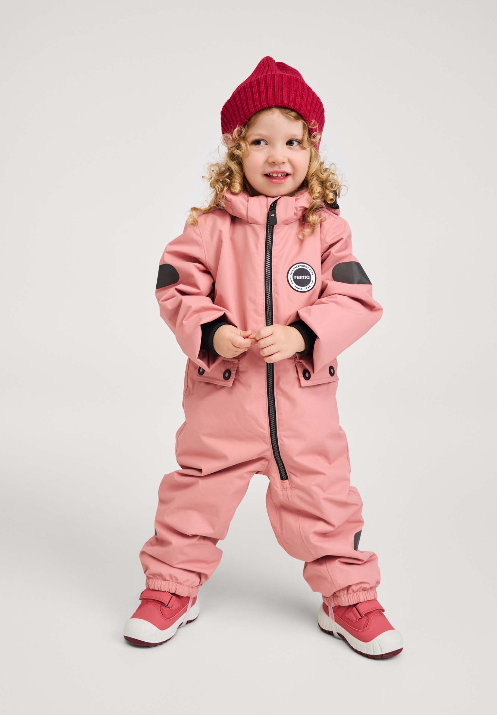 Marte Mid Leichtgefütterter Babyoverall, Rose Blush, 86