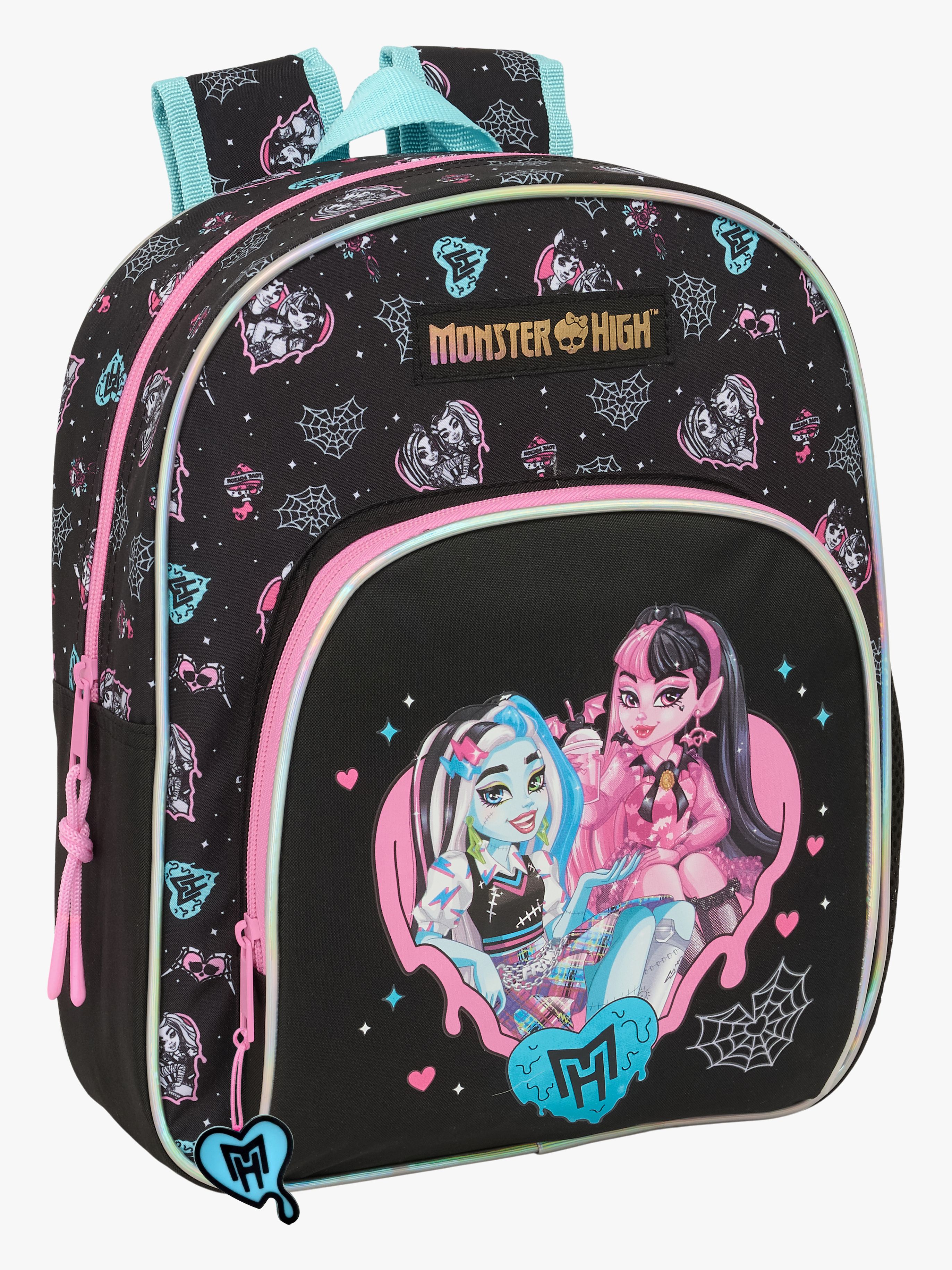 Monster High Kinder Rucksack 10L, Schwarz