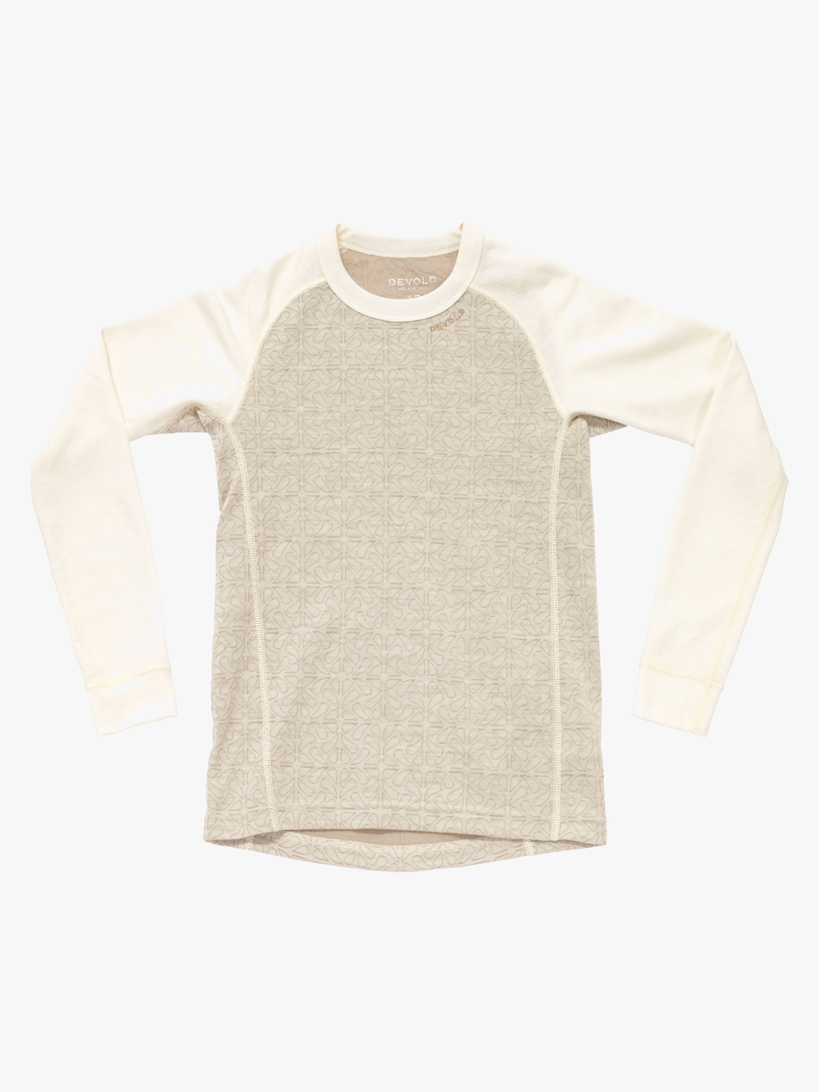 Devold Duo Active Merino Thermo-Unterhemd Jr, Raw White, 16 Jahre