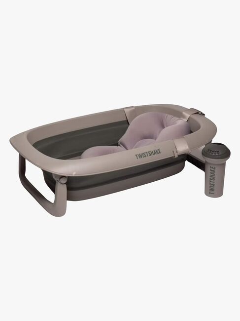 Twistshake Limited Edition Badewanne inkl. Badestütze & Duschkanne, Faded Grey