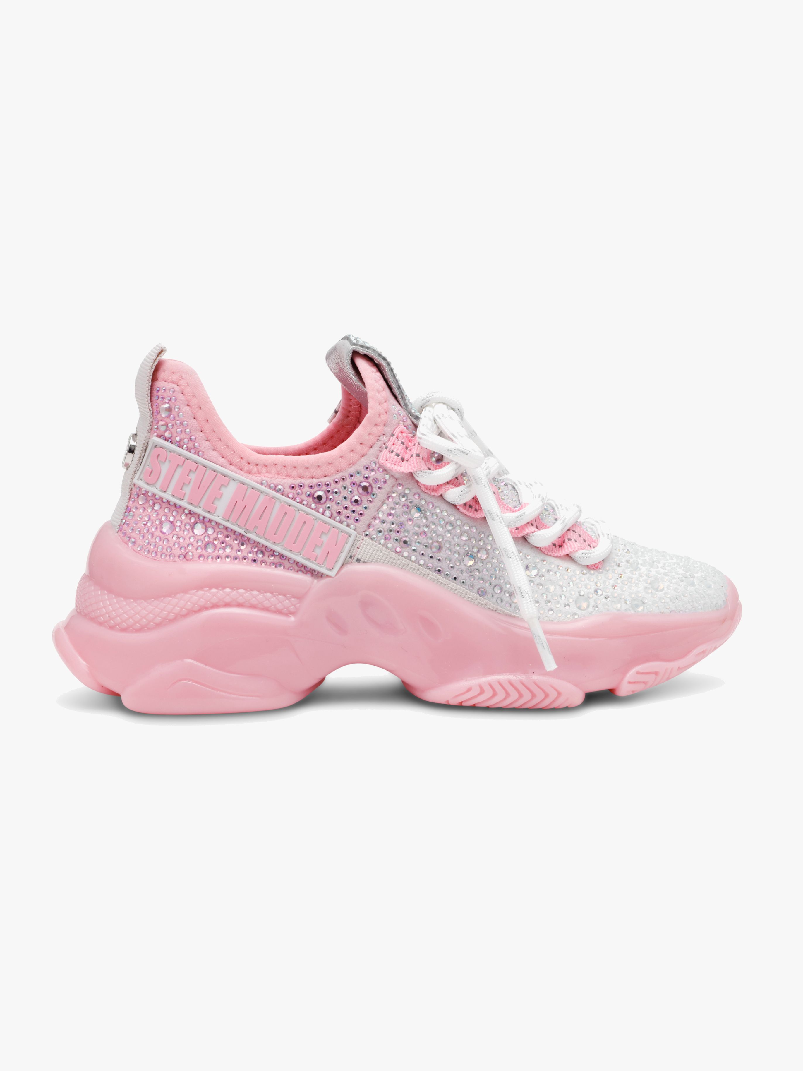 Steve Madden Jmistica Kinder Sneaker, Pink, 33, Kinderschuhe