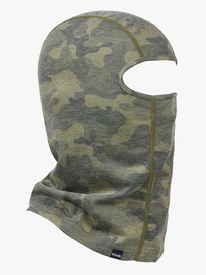 Kombi Merino Schlupfmütze Jr, Khaki Liquid Camo