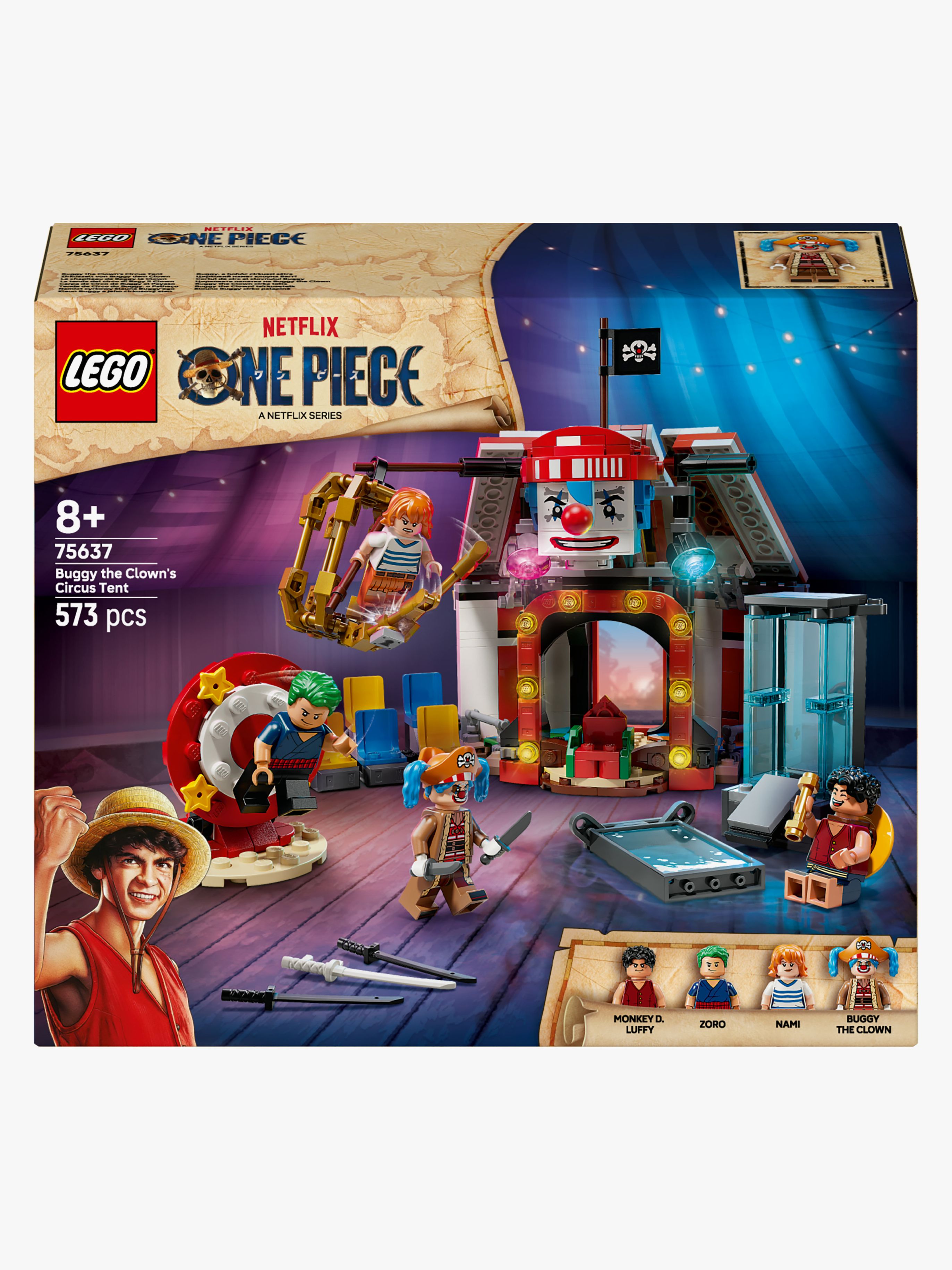 LEGO ONE PIECE 75637 Zirkuszelt von Buggy dem Clown