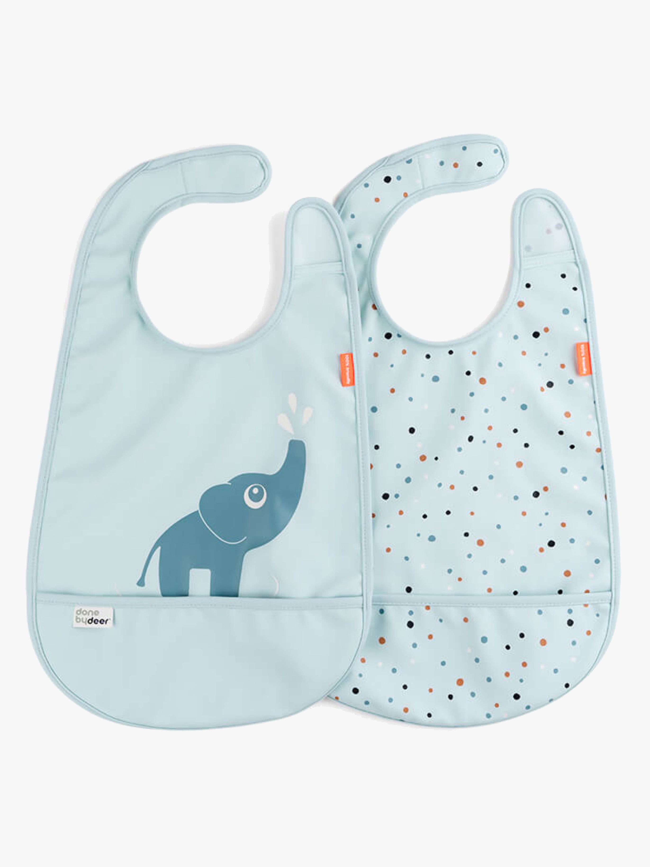 Elphee Lätzchen 2er-Pack, Blau