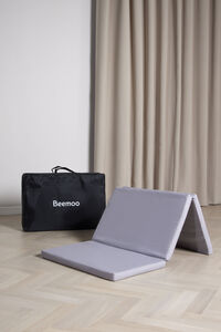 Beemoo CARE Matratze für Reisebett, Grey Melange