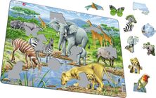 Larsen Afrikanische Savanne Rahmenpuzzle 65 Teile