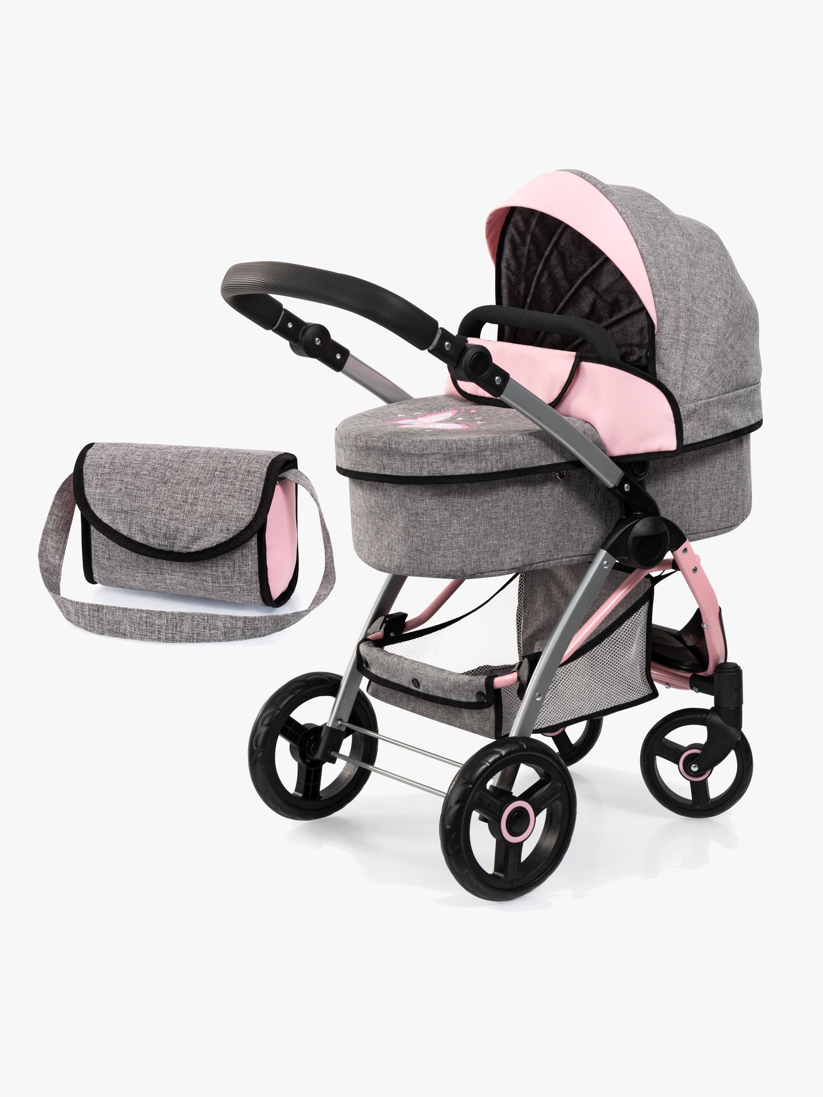 Combi Puppenwagen, Grau