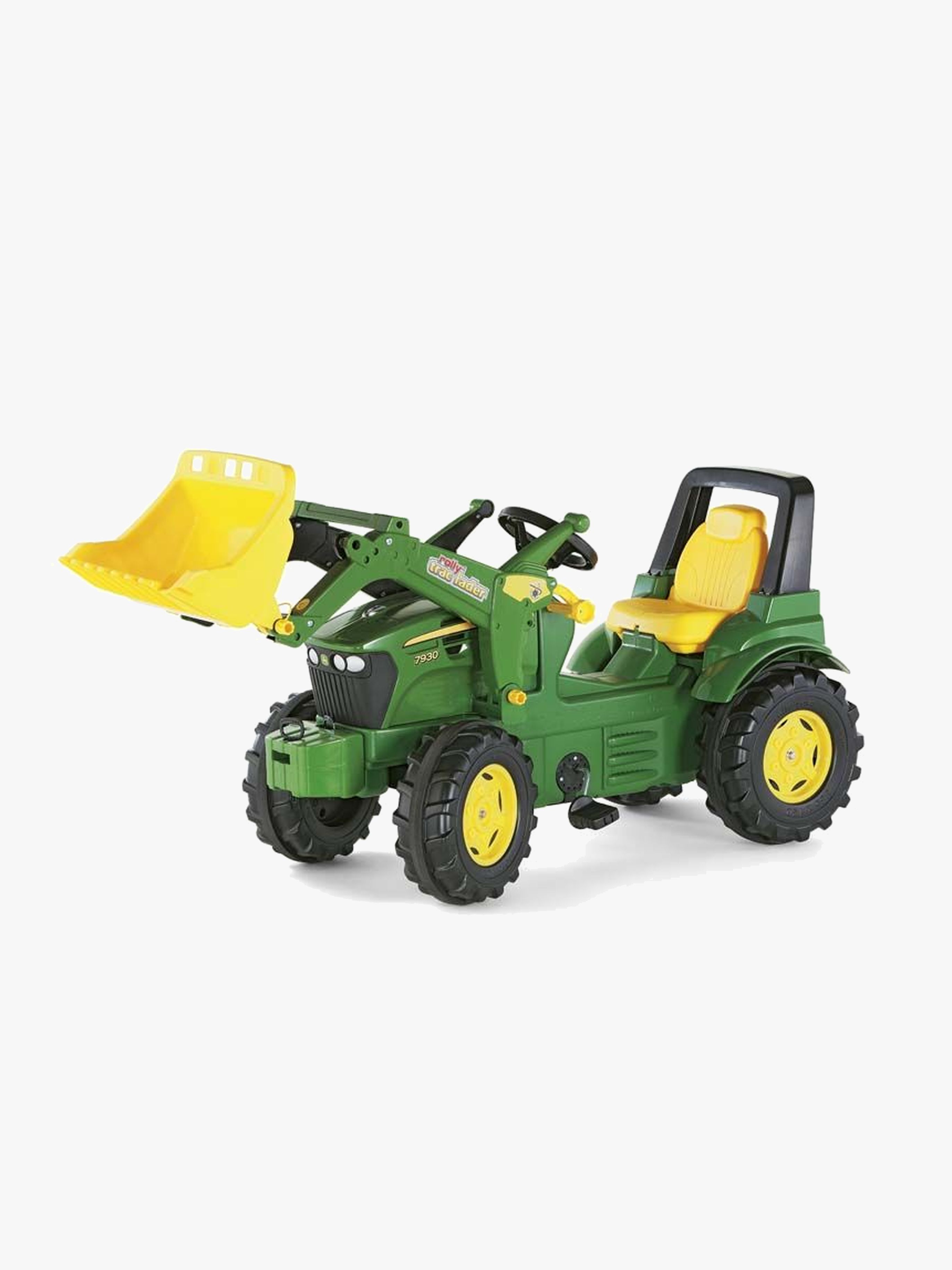 Rolly Toys Trettraktor mit Frontlader und Kunststoffreifen John Deere 7930