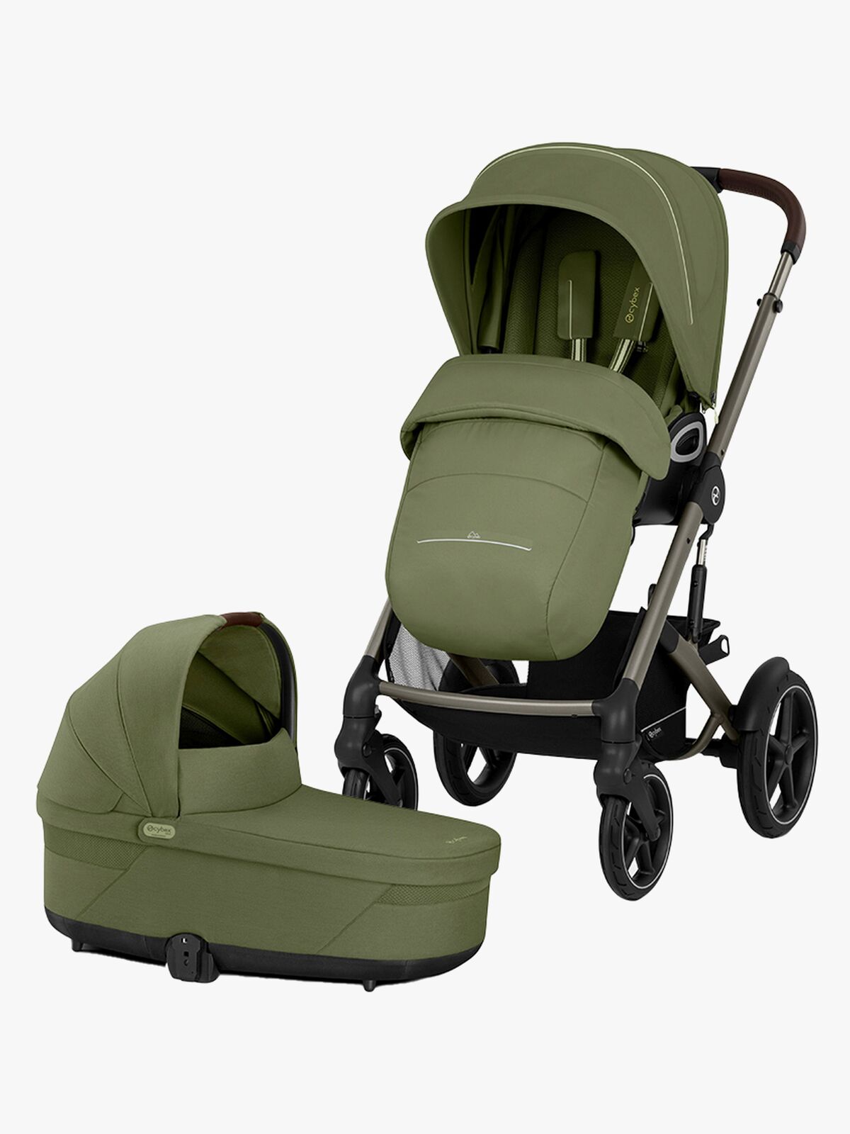Cybex Talos S Lux Kombikinderwagen, Moss Green